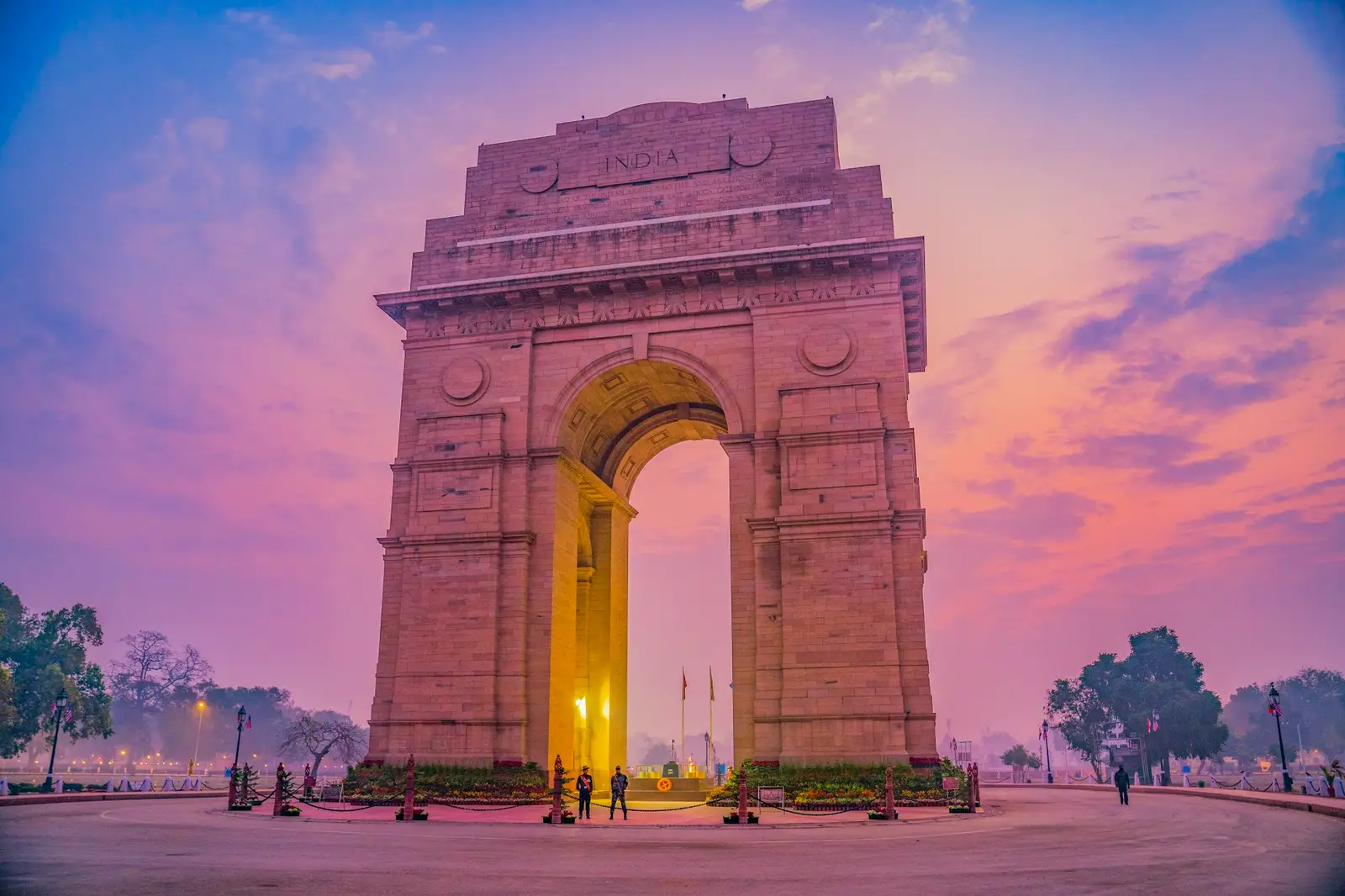 Delhi skyline